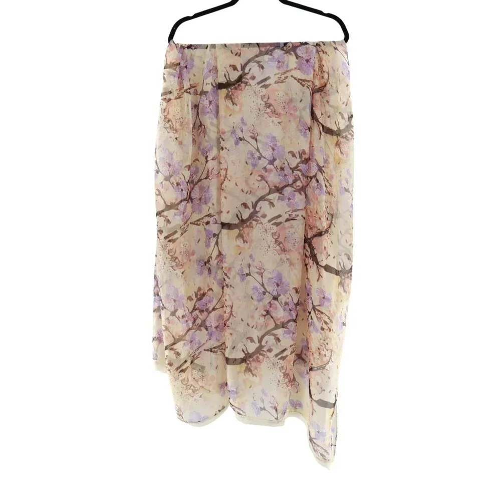 Mixit‎ Sheer Chiffon Scarf Wrap Boho Career Cottagecore Bohemian Twee Romantic